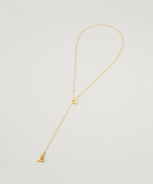 Line Coil Heartネックレス LAPUIS